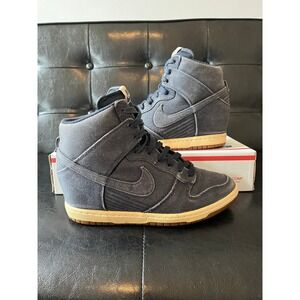 Nike‎ Dunk Sky Hi Denim Wedge  Gum Sole